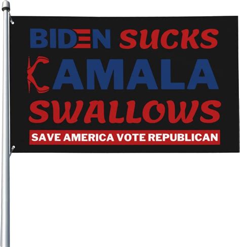 Amazon F K Joe Biden Flag Biden Sucks Kamala Swallows Flag Anti