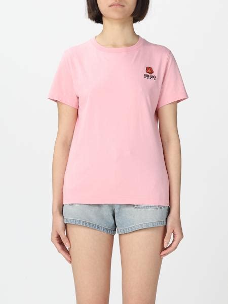 Kenzo T Shirt For Woman Peach Kenzo T Shirt Fc62ts0124so Online On