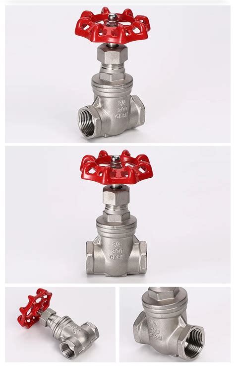 Standard Stainless Steel Ss Female Threaded Inch Gate Valve Buy