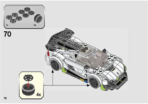 View LEGO® instruction 76900 Koenigsegg Jesko - LEGO instructions and ...