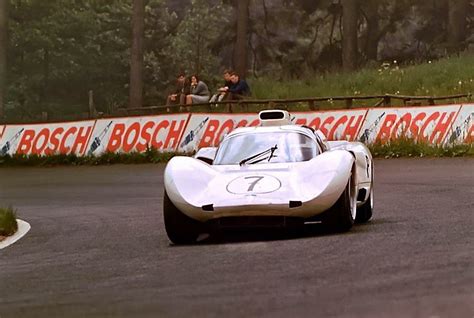 Phil Hill Drives The Chaparral 2D During The 1966 ADAC 1 000 Km At