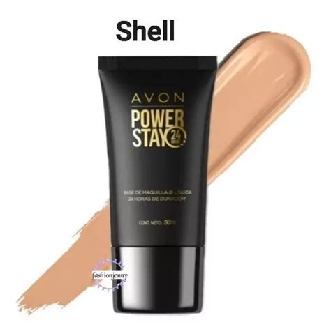 Base De Maquiagem L Quida Power Stay H Da Avon Tono Shell Mercadolivre