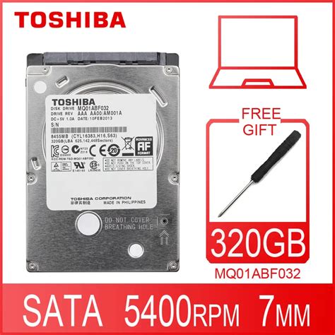 TOSHIBA MQ01ABF032 320GB 노트북 내장 하드 드라이브 디스크 HDD HD 2 5 5400RPM 8M