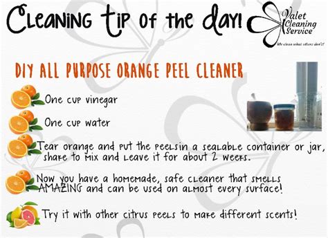 Orange Peel Cleaner Recipe