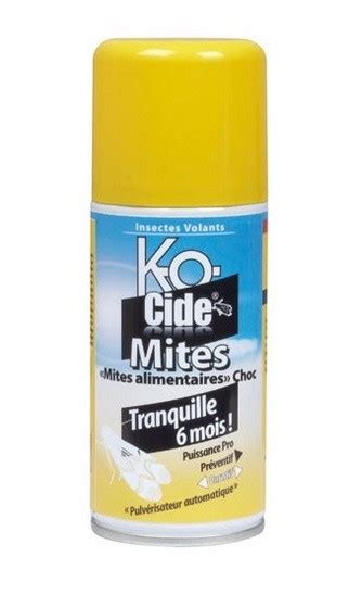 Insecticide Choc Laque Anti Mites Alimentaires Diffuseur Continue K