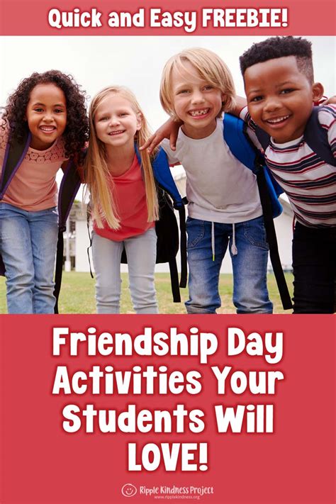 International Friendship Day Activities & Freebie Your Students Will Love