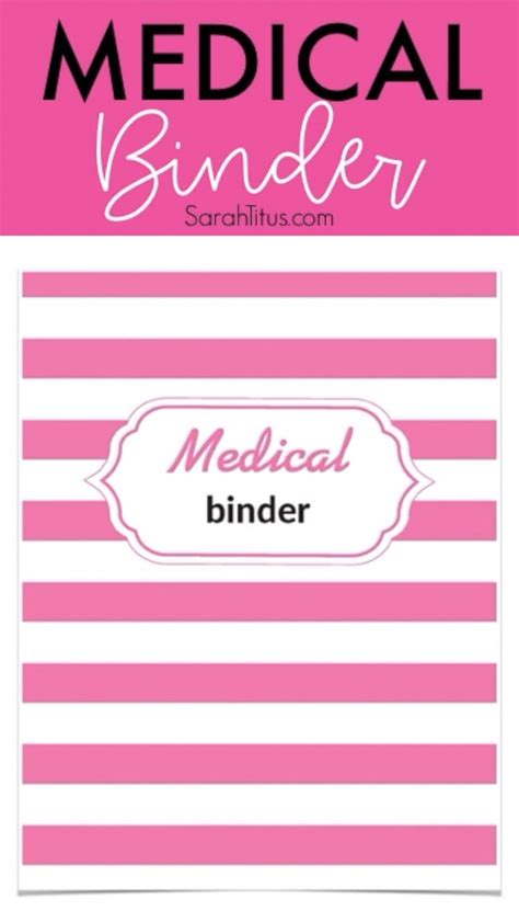 Free Medical Binder Printables