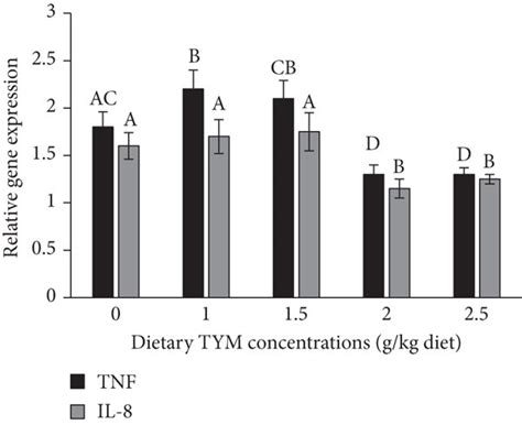 The Expression Of Inflammatory Related Genes Tnf α And Il 8 In The