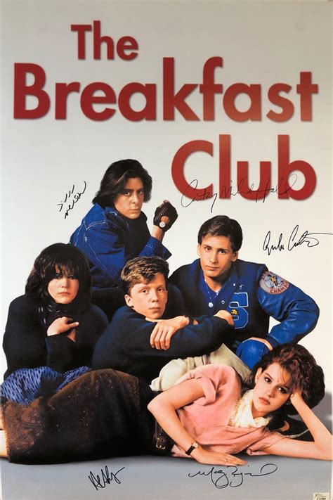 Breakfast Club Molly Ringwald Signed Poster