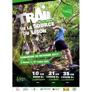 Trail De La Source Du Lison Nans Sous Sainte Anne 25 Doubs France