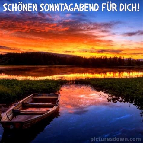 Herzlich Sonntag Abend Gr Sse Bild Boot Kostenlos