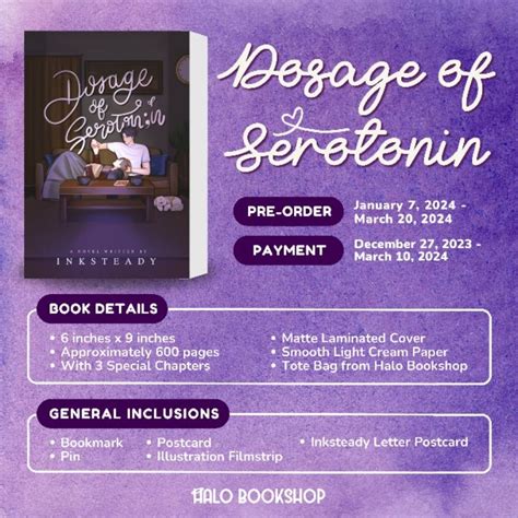 [PRE-ORDER - SIGNED] Dosage of Serotonin by Inksteady | Shopee Philippines