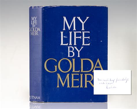 My Life Golda Meir First Edition Signed