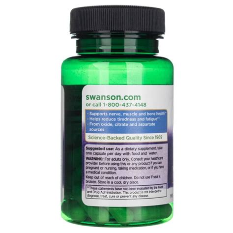 Swanson Triple Magnesium Complex Mg Kapsu Ek