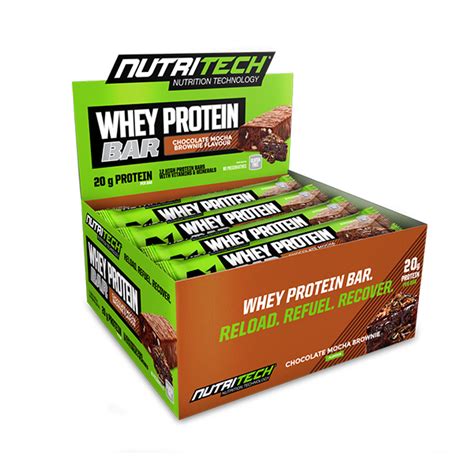 Nutritech Whey Protein Bars Box Of Psycho Skull Supplements