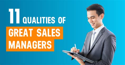 11 Critical Qualities That All Great Sales Managers Have