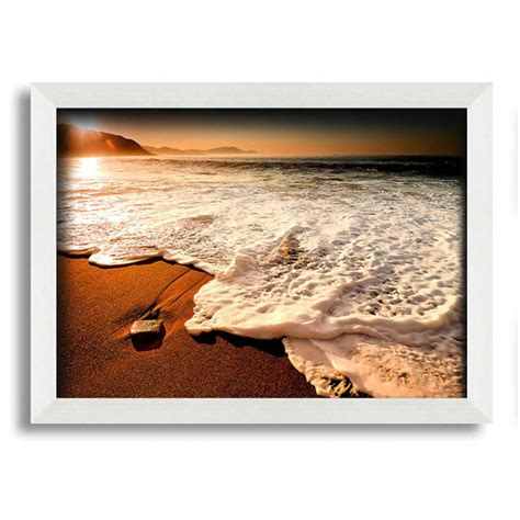 Haus Am Meer Gerahmtes Leinwandbild Sunset Ocean Delight Wayfair De