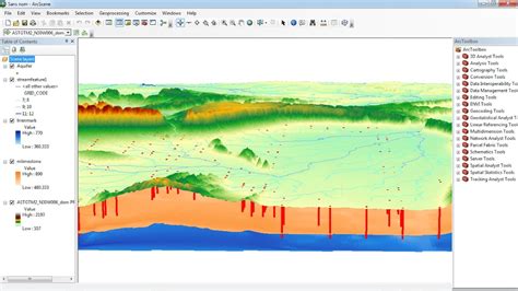 How To Visualize Aquifer Surfaces Using Arcgisarcscene Youtube