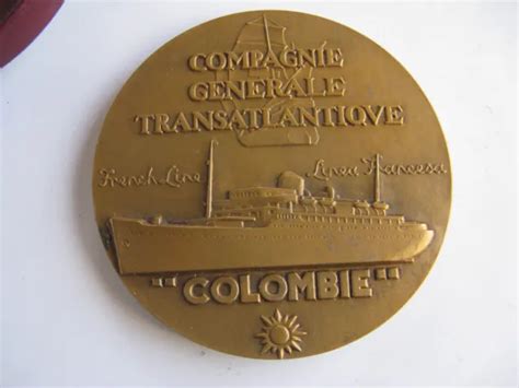 M Daille Du Paquebot Colombie De La Compagnie G N Rale