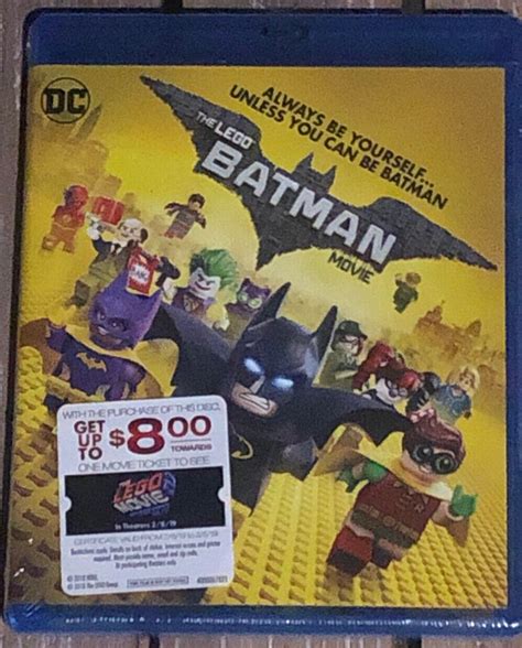 The LEGO Batman Movie Blu Ray DVD 2017 883929555321 EBay