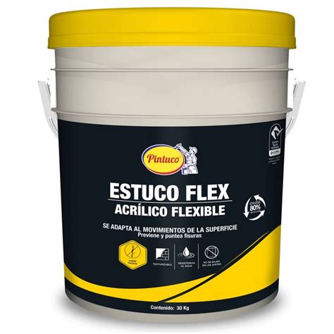 Estuco Flex Acrílico Flexible