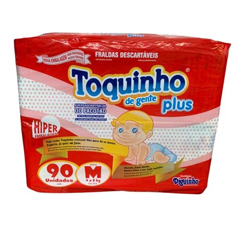 Fralda Toquinho Plus Hiper M Unidades No Shoptime