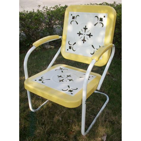 Outdoor 4d Concepts Retro Metal Bounce Chair 71140 Metal Outdoor Chairs