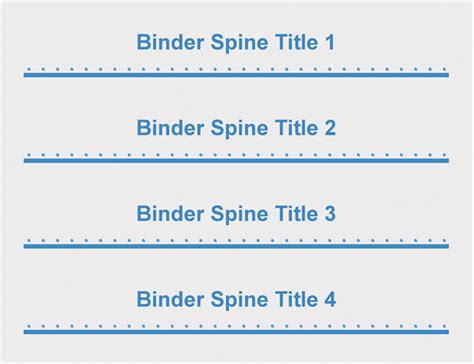 Label Your Notebook With This Accessible Binder Spine Insert Template