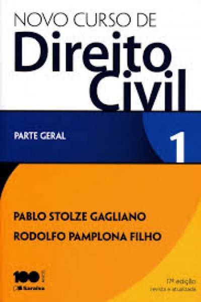 Novo Curso De Direito Civil Volume 1 Parte Geral Pablo Stolze