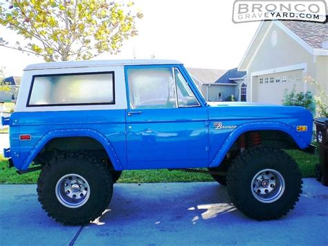 Blue Bronco Classic Ford Broncos Classic Bronco Ford Bronco