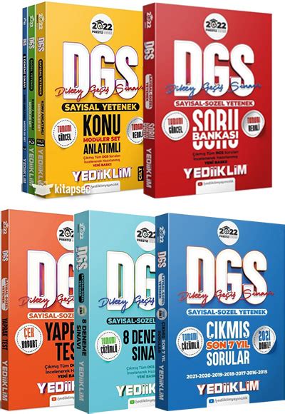 2022 DGS Prestij Serisi Kazandıran Set Yediiklim Yayınları 1831