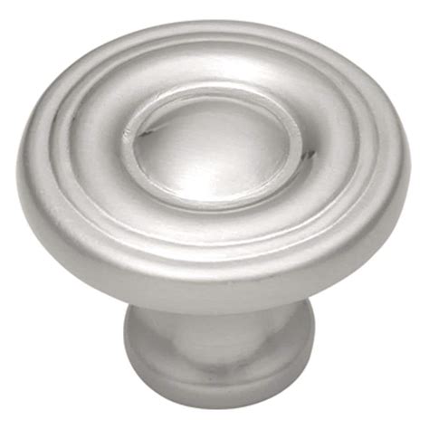 Hickory Hardware Conquest 1 1 8 In Satin Nickel Cabinet Knob P14402 Sn The Home Depot