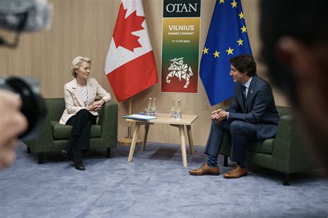 Justin Trudeau On Twitter President VonderLeyen And I Have Been