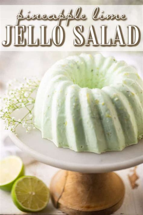 Whipped Pineapple Lime Jello Salad Perfect Warm Weather Side Dish Or Dessert Made With Real