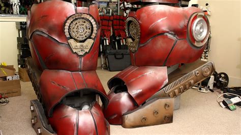 Iron Man Hulkbuster Cosplay 41 Leg Panels And Cosmetics James Bruton Youtube