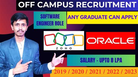 Zoho Recruitment 2024 For Freshers Oracle Recruitment 2024 Software