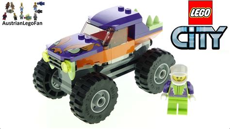 Lego City Monster Truck Lego Speed Build Review Youtube