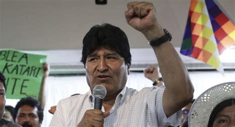 Evo Morales Oficializa Su Candidatura Al Senado De Bolivia Radio