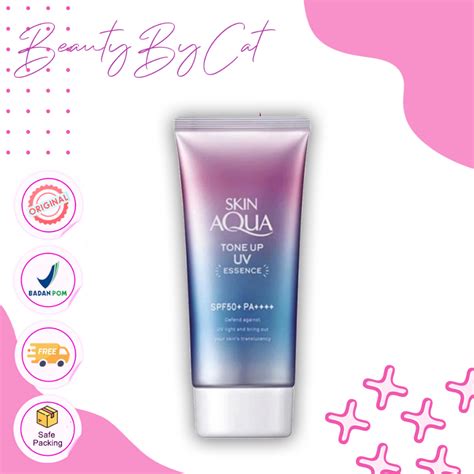 Jual Skin Aqua Tone Up Uv Essence Spf Pa Beautybycat Shopee