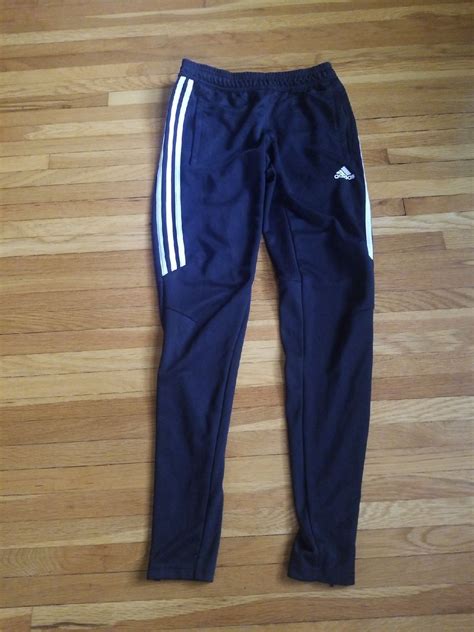 Adidas Track Pants Ankle Zippers Like New Condition No Snags Adidas