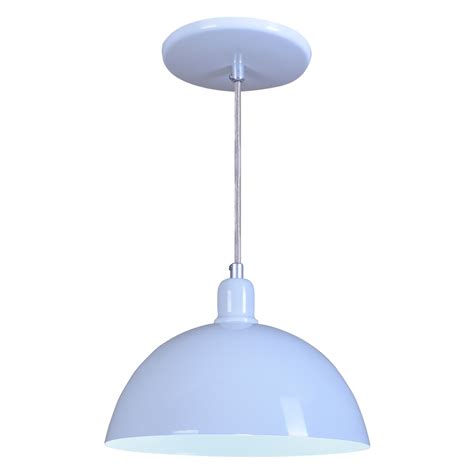 Pendente Meia Lua 24cm Luminária Lustre Alumínio Branco Brilhante Rei