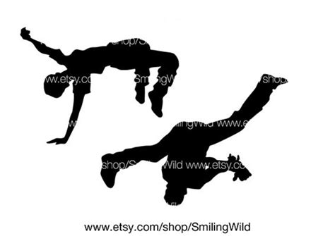 Breakdance Svg Cut File Cuttable Silhouette Street Dances Etsy