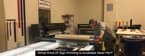 "What Kind Of Sign Printing Is Available Near Me?" | Plattsburgh Creative Signs