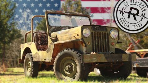 Will It Run After Years Rare Willys Cj B High Hood Jeep