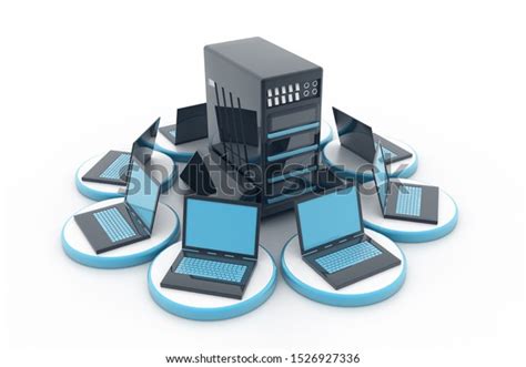 Computer Network Internet Concept Network Diagram 스톡 일러스트 1526927336