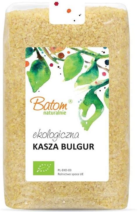 Batom Ekologiczna Kasza Bulgur 1kg Bio Ceny I Opinie Ceneo Pl