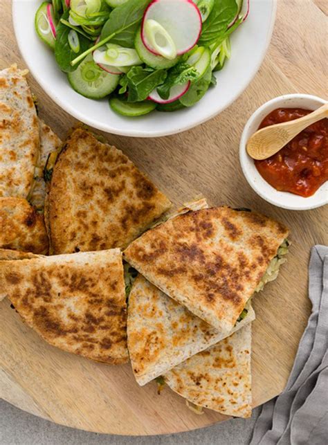 Halloumi And Sauerkraut Quesadillas