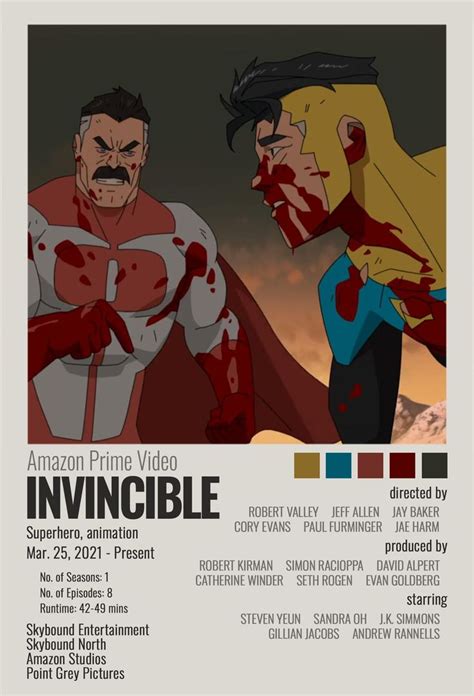 invincible tv show poster | Invincible comic, Comics wall art, Anime ...