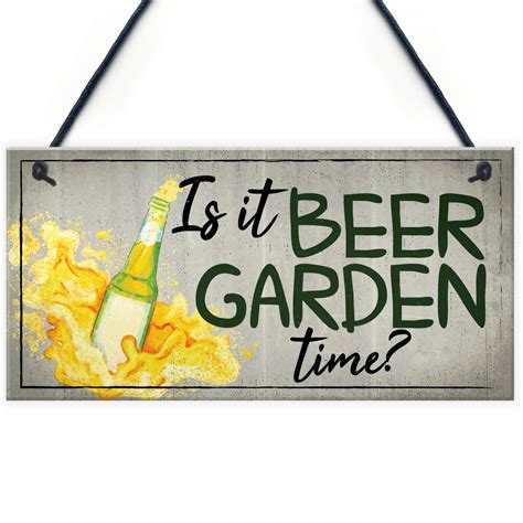 Beer Signs Beer Hanging Garden Shed Wall Sign Pub Bar Plaques