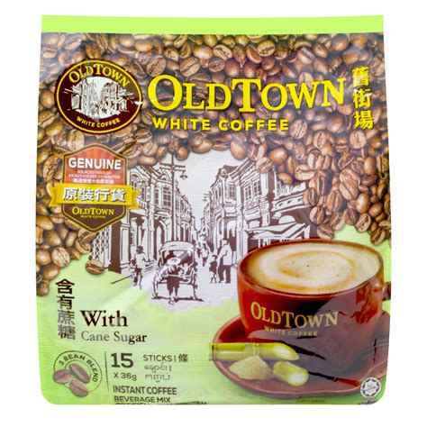 Old Town In Natural Cane Sugar White Coffee Oz G